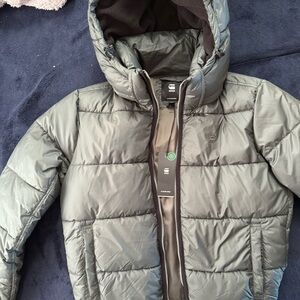 G-Star Raw Meefic Sundu Quilted Hooded Overshirt